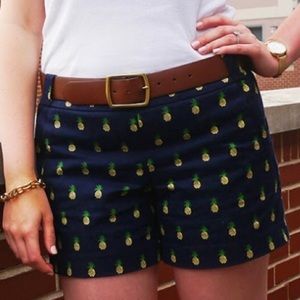 JCREW PINEAPPLE SHORTS SIZE 10